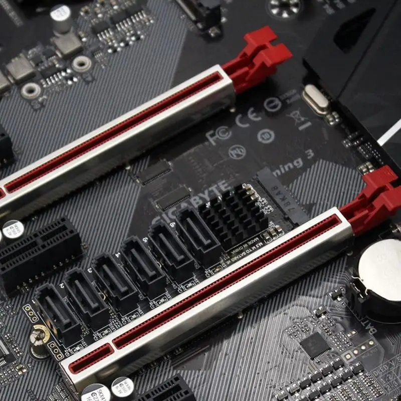 K32C PCI สำหรับ Express (PCIE) ถึง 6-Port Expansion Card เหมาะสำหรับการชนะเดสก์ท็อป