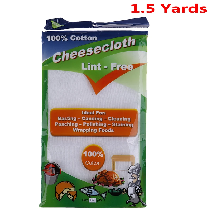 

1.5 Yards Gauze Cheesecloth Absorbent Fabric Cotton Cheese Cloth Baking Tool