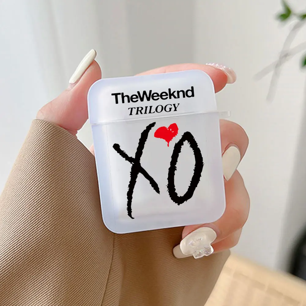 The Weeknd custodia per auricolari con Poster minimalista per Apple Air Pods Pro 3 Cover trasparente Soft Fundas per Airpods 2 1 Bag Accessorie