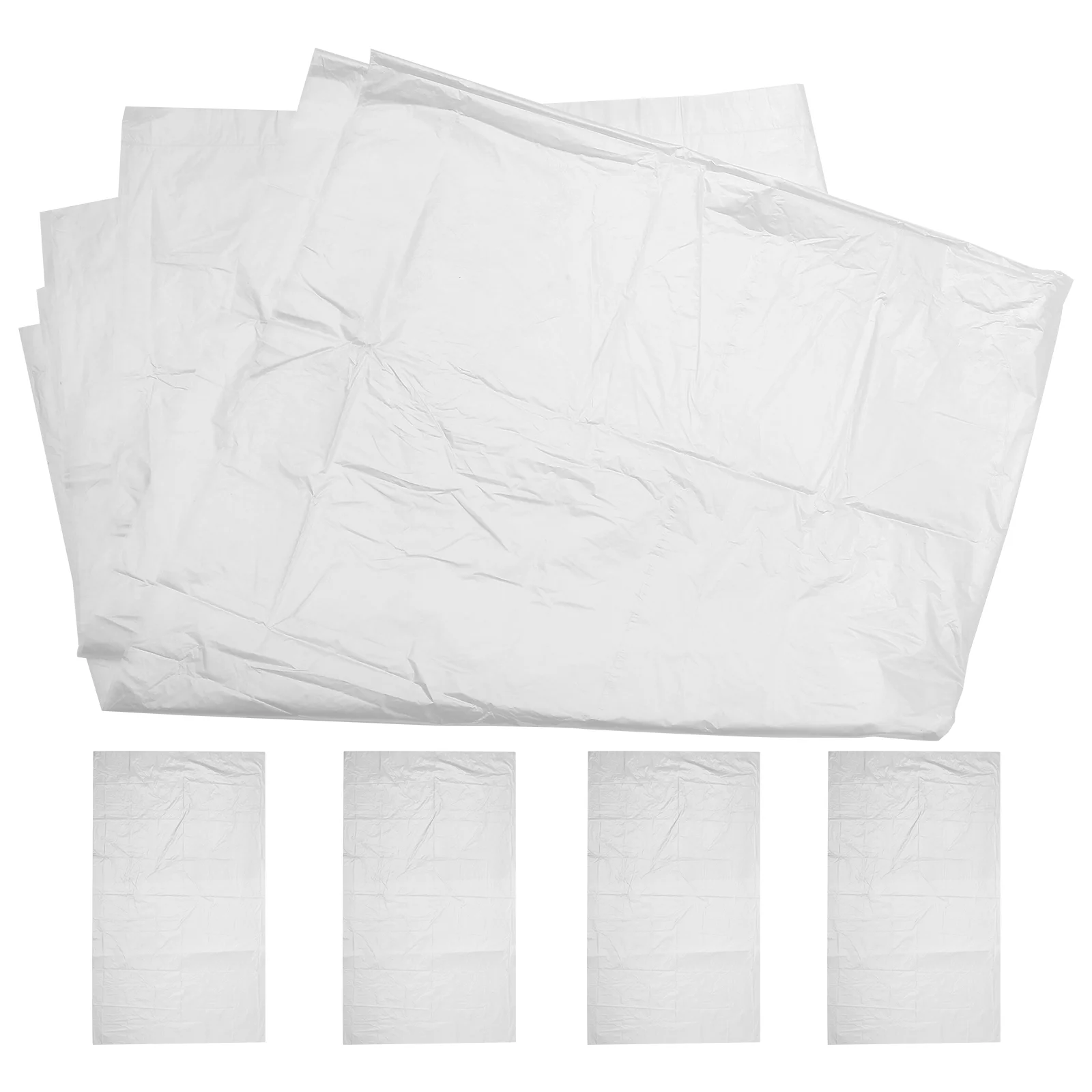 Grandes sacos claros do armazenamento do balão, Decoração portátil carregando sacos, 5pcs