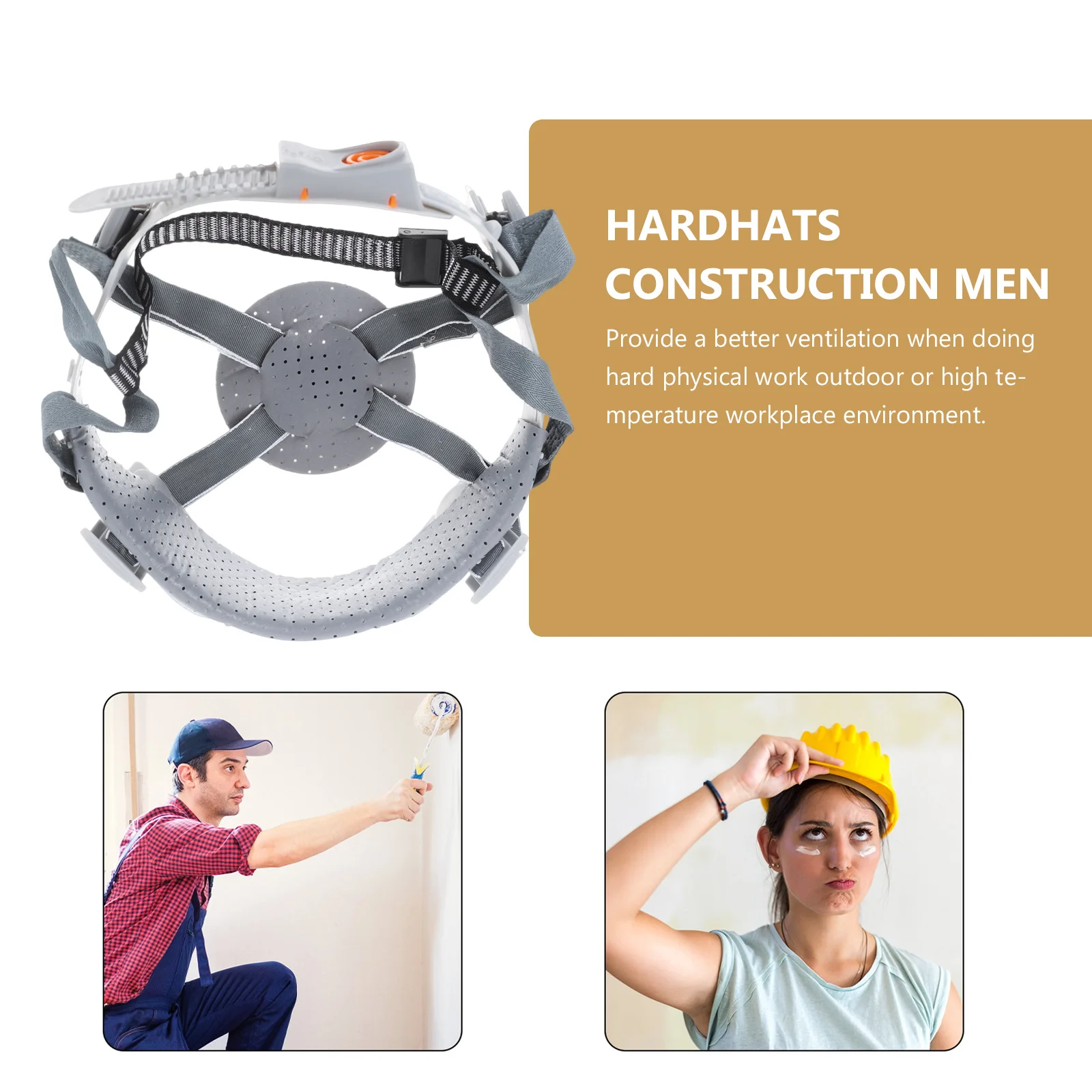 

2pcs Safety Insert Liner Lightweight Bump Caps Bump Caps Insert For Construction Workers Outdoor Hard Hat