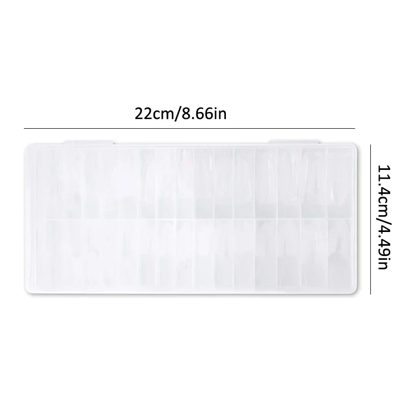 Sandwich double ongles formes 240 pièces 14 tailles Extensions rapides-doubles formes en forme d'ellipse manucure formes haut moule fond moule 3D