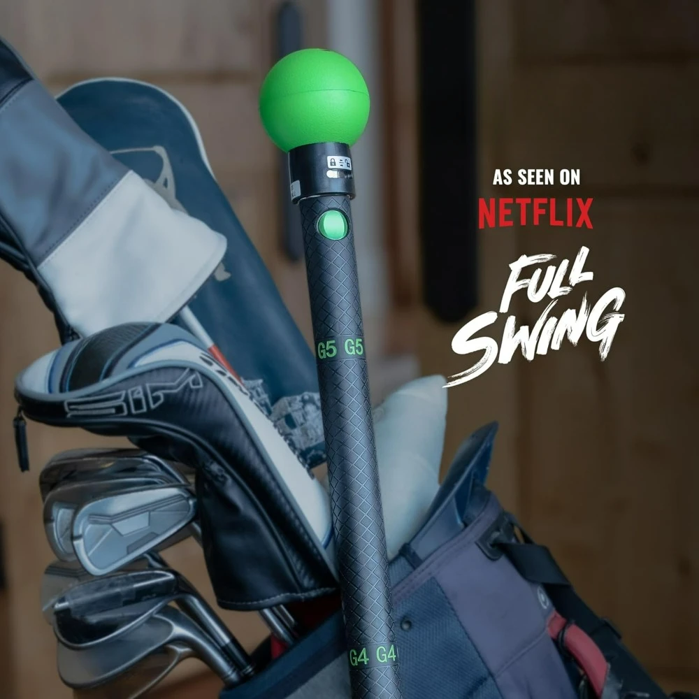 Golf Swing Trainer Aid as seen in Netflix - Full Swing | Premium Golf Training Equipment to improve Swing Posture.