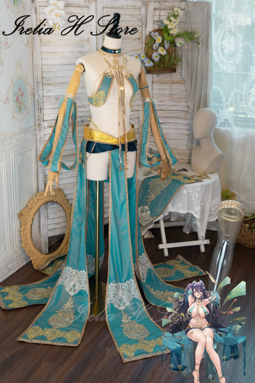 Irelia H Store Azur Lane Chi An Cosplay Costume for women stripper suit sexy lingeries women can custom size made view 2