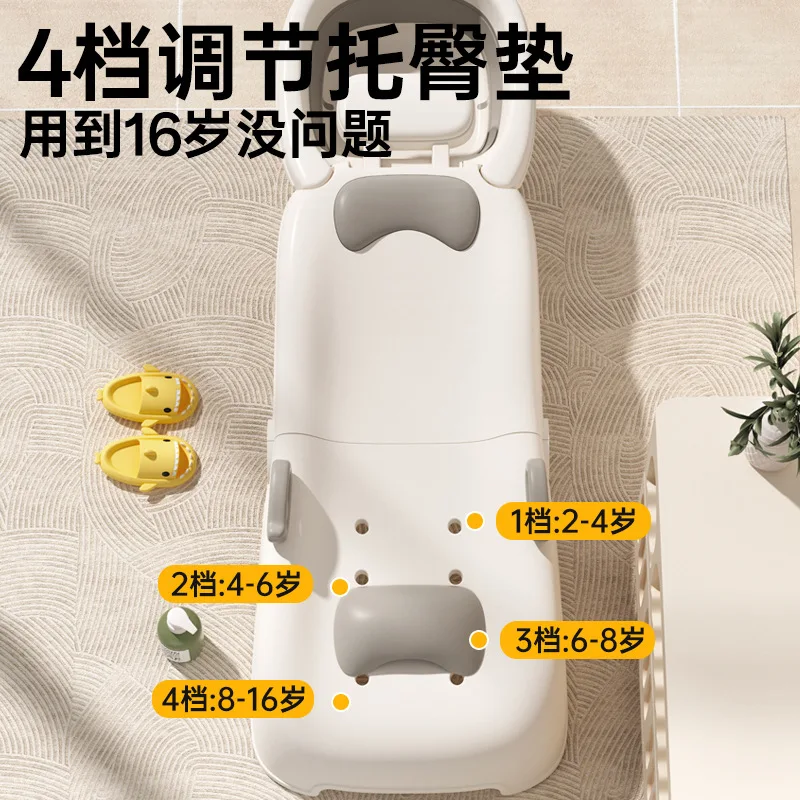 Children's shampoo recliner artifact foldable girl bed household child stool
