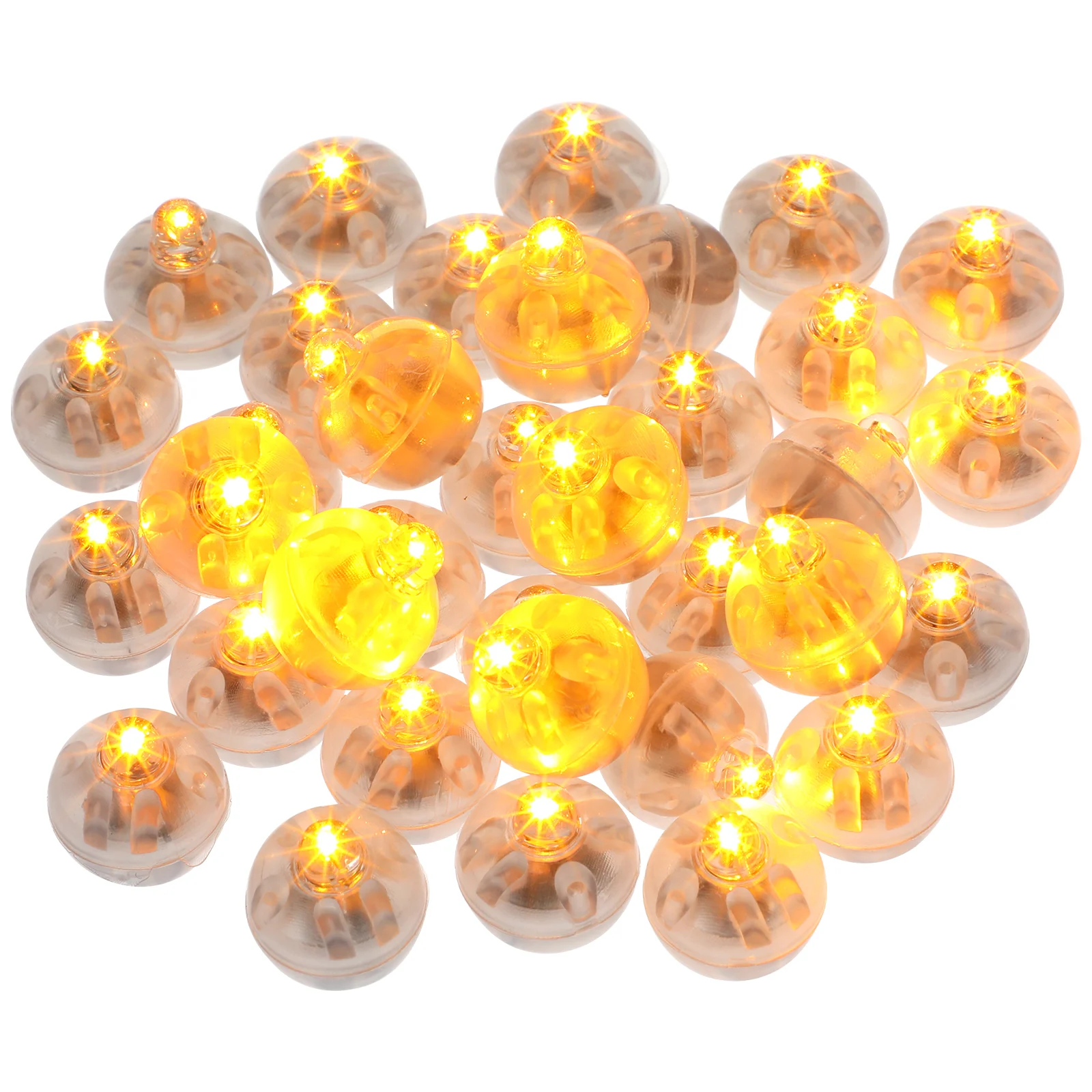 

50 Pcs Round Ball LED Balloon Lights Mini Luminous Tumbler Lamps for Party Wedding Christmas Decor Festivals Glow