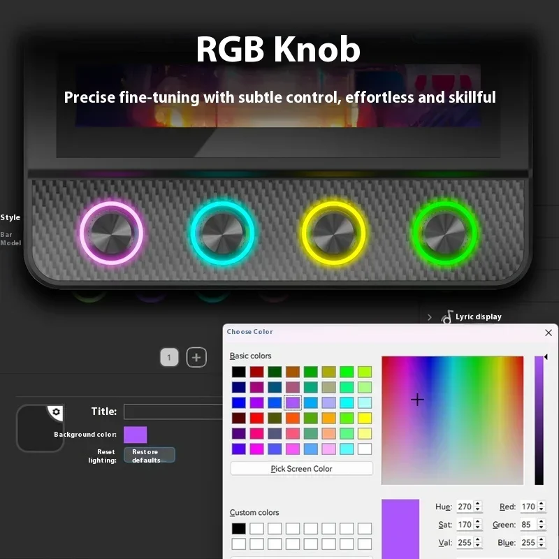 Mirabox N4 Pro Streamdeck Visualization Console Visual Custom Desktop Controller RGB Creation Controller Multimedia Keypad