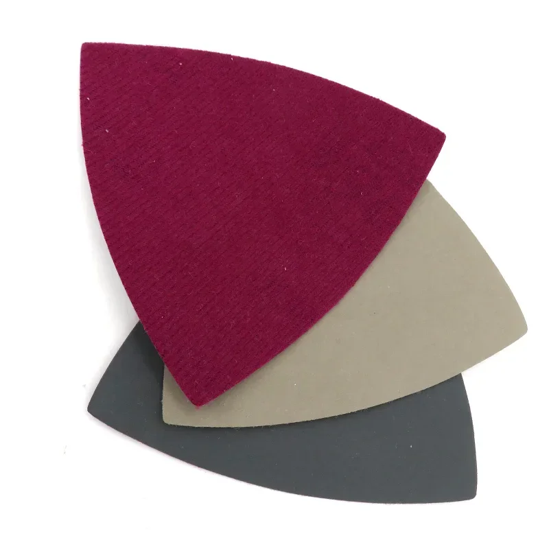90x90x90mm Wet Dry Triangle Sandpaper 10/15/20 Pcs Hook Loop Sandpaper Silicon Carbide 60-10000 Grit for Polishing Car Metal