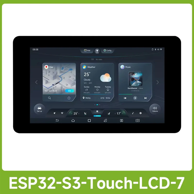 Waveshare ESP32-S3 Development Board with 7-inch Capacitive Touch LCD 32-Bit LX7 Dual-Core for PCBA Development