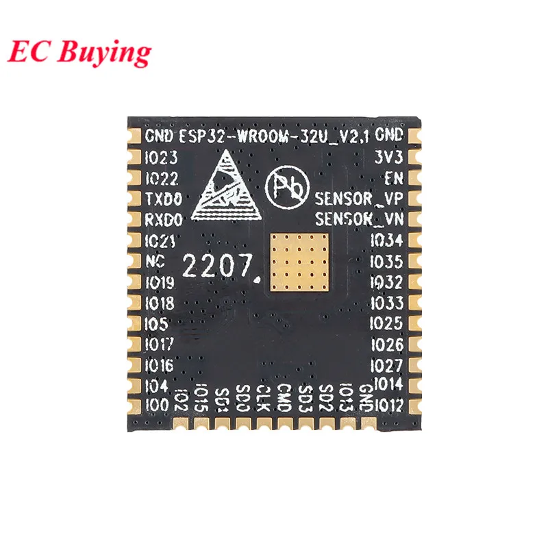 ESP32-WROOM-32U 4 MB 8 MB 16 MB Flash ESP32 Dual-core WiFi Bluetooth-kompatibel Drahtlose Wi-Fi MCU modul IOT ESP-32 WROOM 32U – Detail 3
