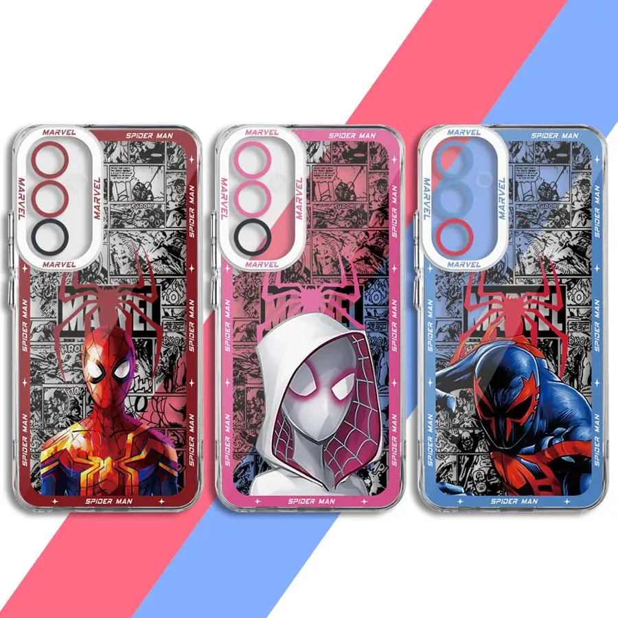 Capa macia do telefone do homem-aranha da maravilha, Shell para Samsung Galaxy A53, A13, A14, A15, A23, A33, A34, A24, A25, A54, A73, A35, A55, 5G