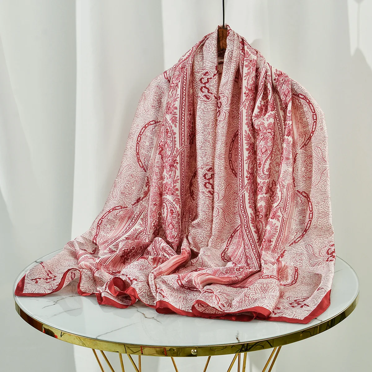 Spring/Summer New Arrival Cashew Print Long Scarf, Popular Ethnic Style Headwrap