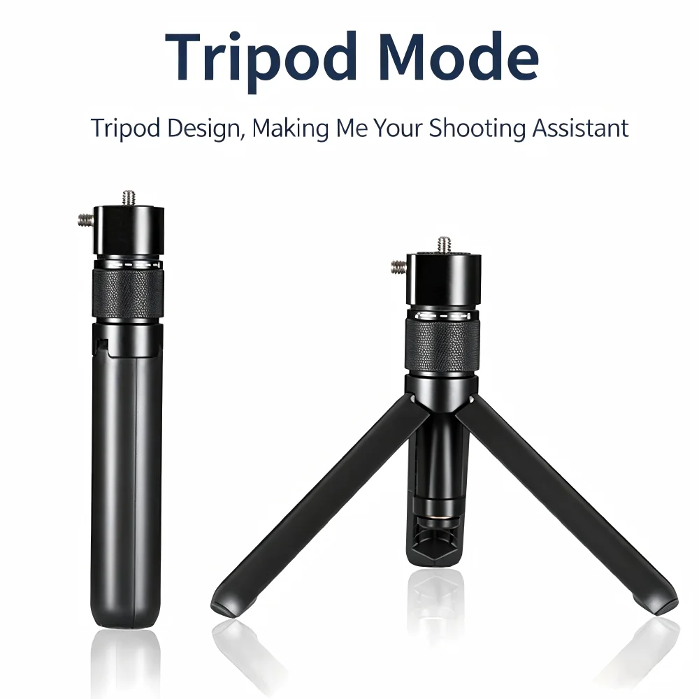 Selfie Stick Bullet Time Tripod for Insta360 X5 X4 Air X3/ DJI Osmo 360 Panoramic Action Camera,Portable Desktop Rotating Stand