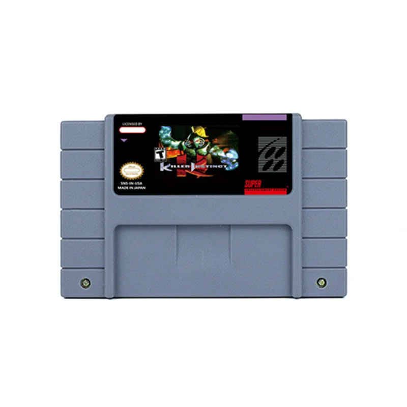 Killer Instinct Action Game for SNES 16 Bit Retro Cart Children Gift