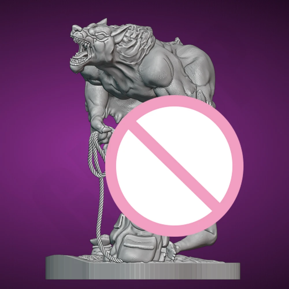 

1/24 Sexy Werewolf Girl NSFW Resin Model Figure Toy Craft Unassembled Miniature Reduction Statue Unpainted Kits