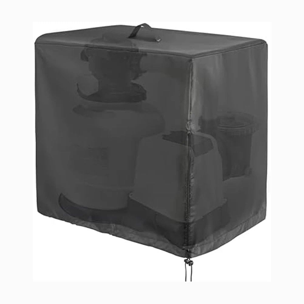 For Various Pool Setups 420D Oxford Cloth Pump Cover Water Resistant Pool Cover Moisture Barrier Protective Cover