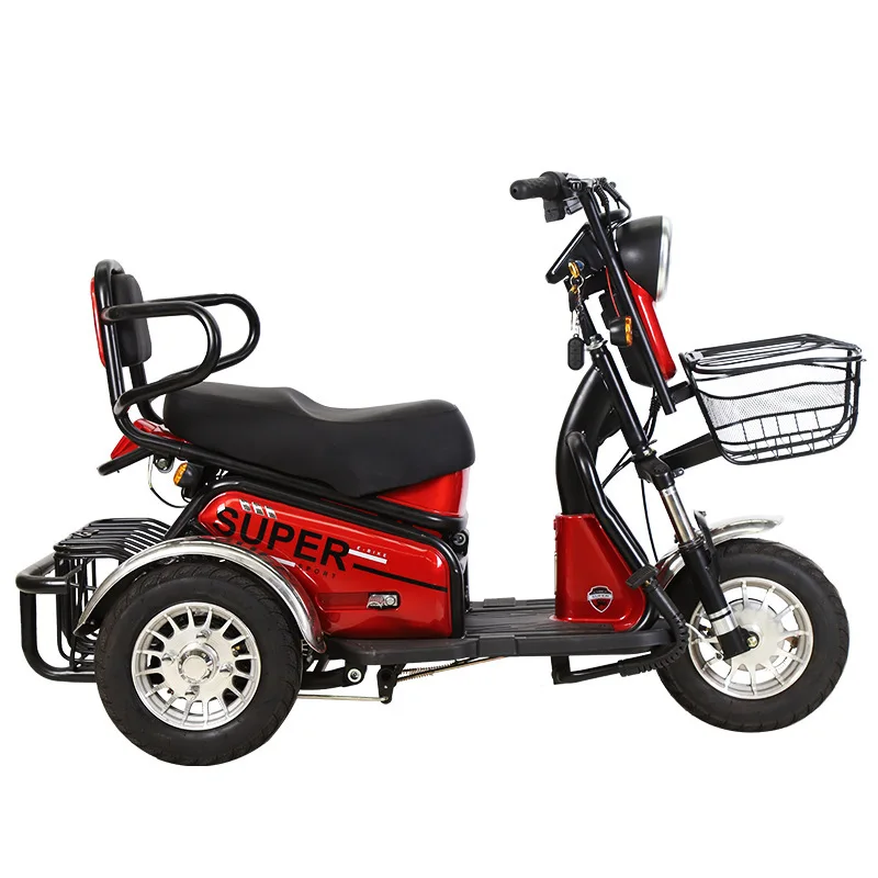 

Factory New Electric Tricycle Adult Household Ladies Battery Car The Elderly Small Electric Scooter Pick Up Children