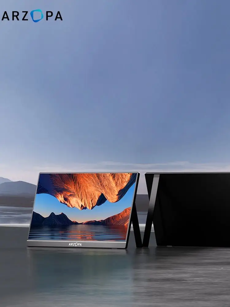 ARZOPA 15,6-calowy przenośny monitor FHD 1080P IPS USB-C Mini-HDMI zewnętrzny drugi ekran do PC/MAC/telefonu/Xbox/PS A1 — zdjęcie produktu 7