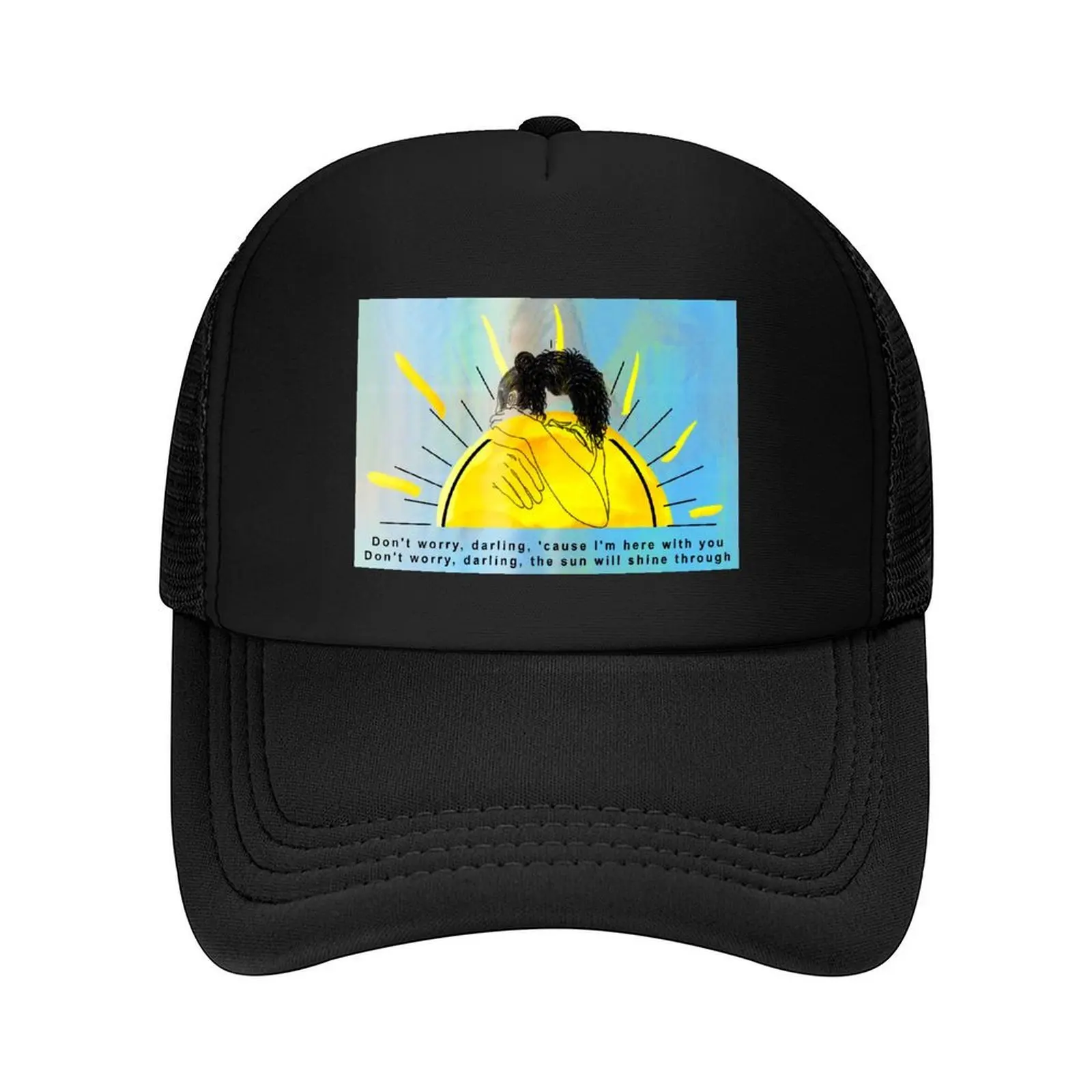 

the 1975 don't worry Baseball Cap hard hat Sports Cap black luxury caps For Man Women's