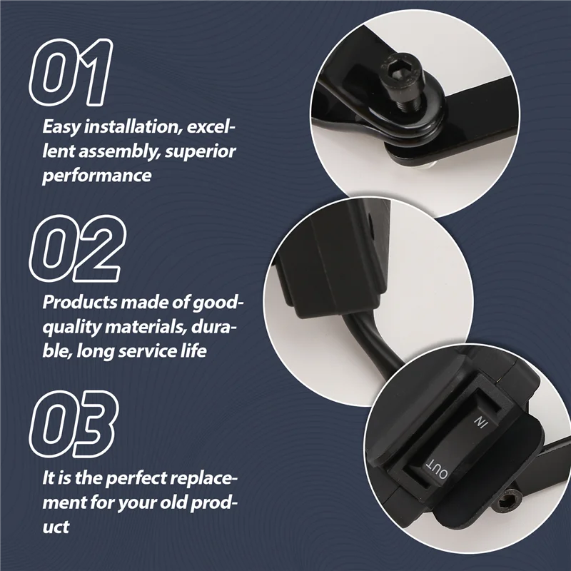 

AEA0-12V Winch Rocker Thumb Switch With Mounting Bracket Handlebar Control Line Kit For ATV UTV Electric Winch Accessories