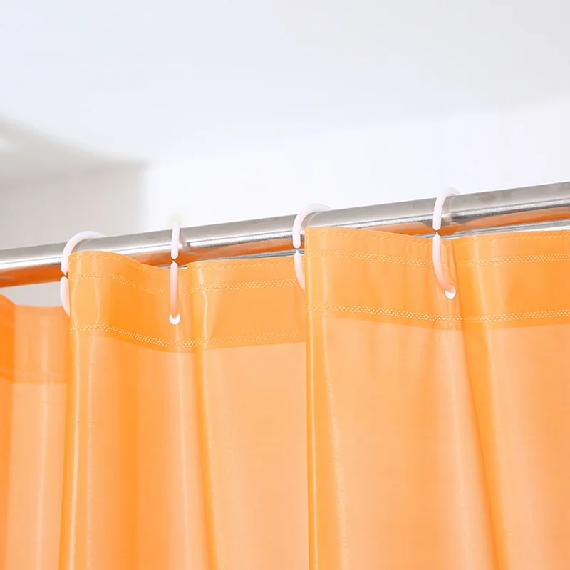 1PC Shower Curtain PEVA Waterproof Shower Curtain Thickening Bath Curtain With Hooks Bathroom Screens Bathroom Accessories