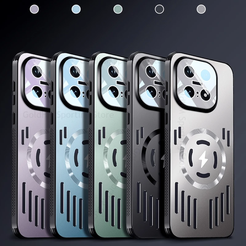 

Cooling Heat Dissipation Magnetic Case For vivo iQOO 15 13 12 Pro For Magsafe Lens Protector Cover For VIVO iQOO Neo 10 Pro Plus