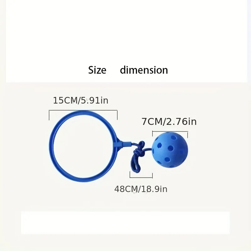 Lemon Jump Ball Swing Ball Tie Foot with Bounce Sense System Training Equipment Game Props Bounce Ankle Ring Bounce