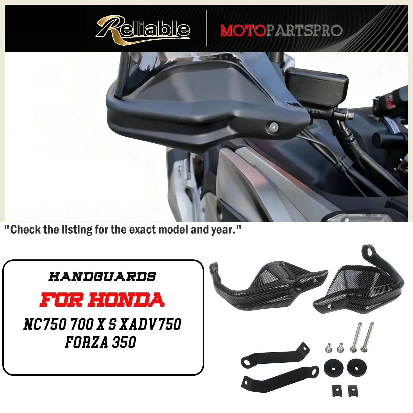

For Honda NC750 700 X S XADV750 Forza 350 Motorcycle Modification Accessories Handlebars Protective Cover Windproof Handguards