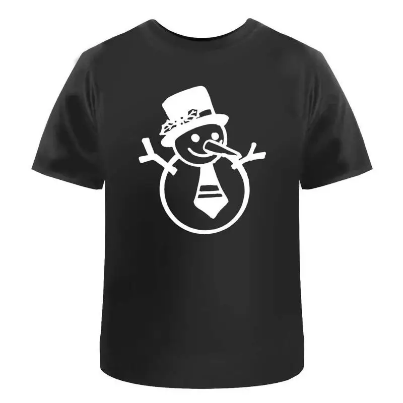 

Christmas Snowman' Cotton T Shirt Ta036480