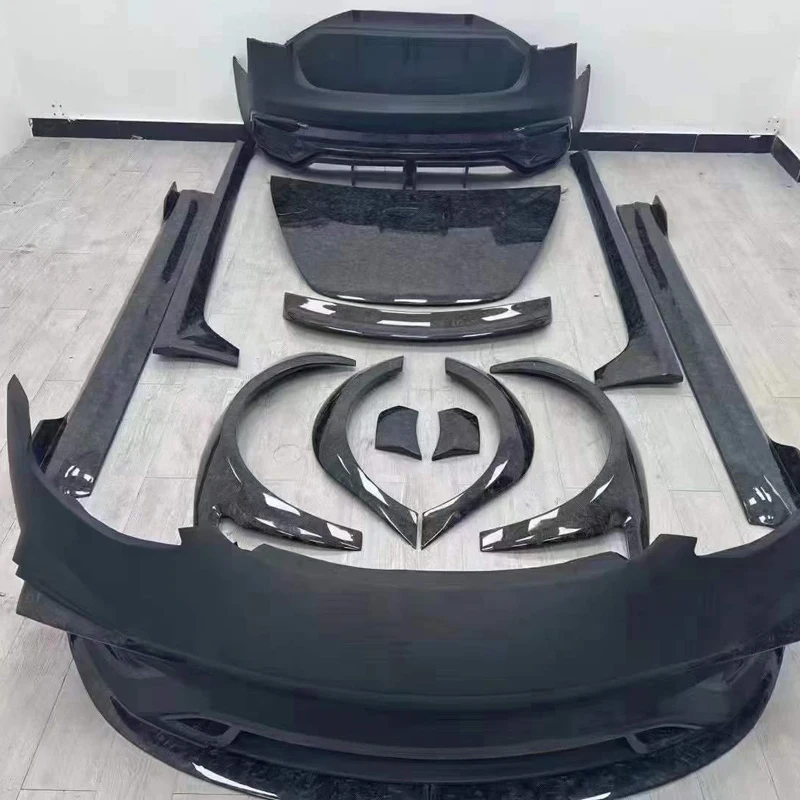 

IMP Style MODEL 3, кованое углеродное волокно, полипропиленовое стекло, комплект бампера из волокна для модели Tesla 3