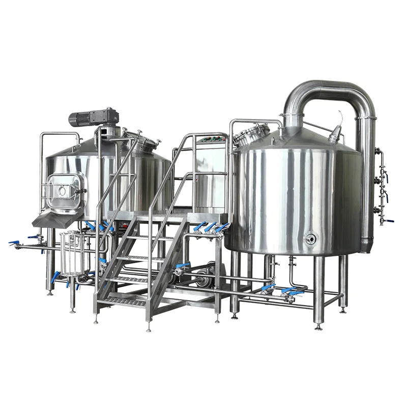 Best Price Brew House 50L-1500L  PLC Pressure Vessel Bar for Craft Brewing Micro Home Three Vessel Brewery Equipment
