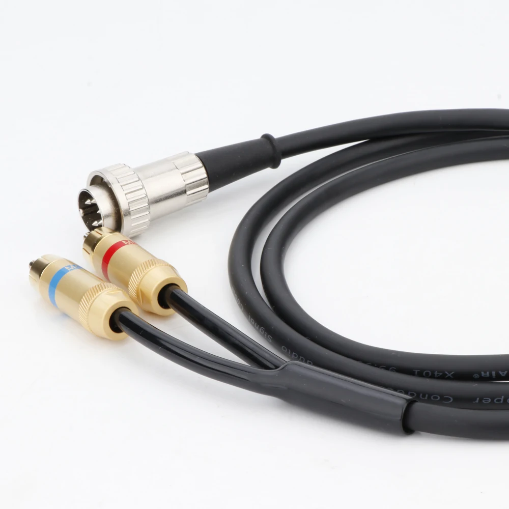 5-контактный разъем MIDI-кабель DIN на 2 штекера RCA Аудиокабель для стереосистем Naim Quad 5-контактный разъем DIN5 Новейший