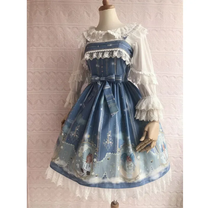 Sweet Lolita JSK Dresses ~ Ollier\'s Wishes ~ Printed Sleeveless Dress by Yiliya