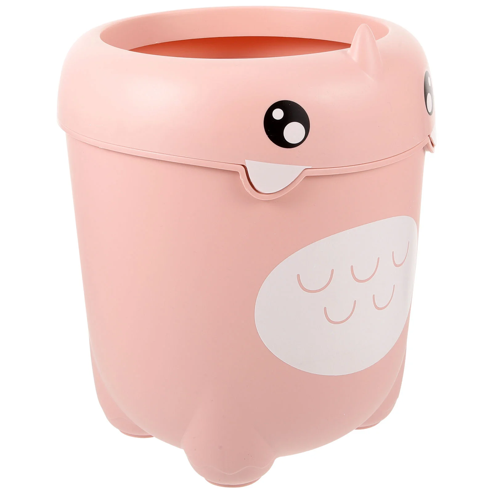 

Small Trash Can Room Pencil Garbage Plastic Lidless Wastebasket Pink Wastepaper Storage Kids Bin Household Rubbish Girl