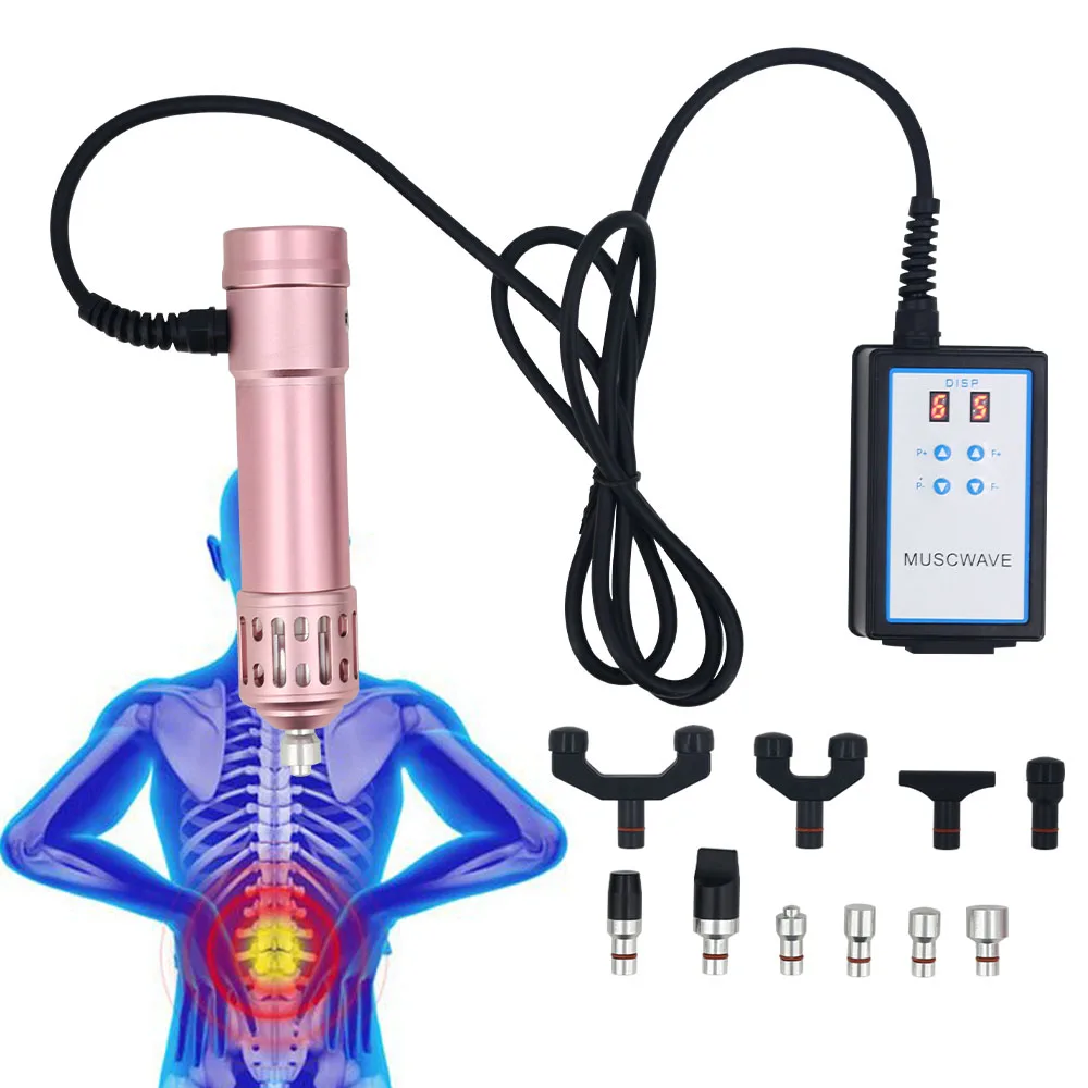 Shockwave Therapy Machine For Effective Function Pain Relief ED Treatment 2IN1 Shock Wave Relieve Pain Massage Body Massager
