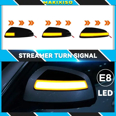 LED 다이내믹 방향 지시등, 사이드 미러 표시기, 메르세데스 벤츠 C 클래스 W204 S204 07-14 비아노 비토 W639 ML W164