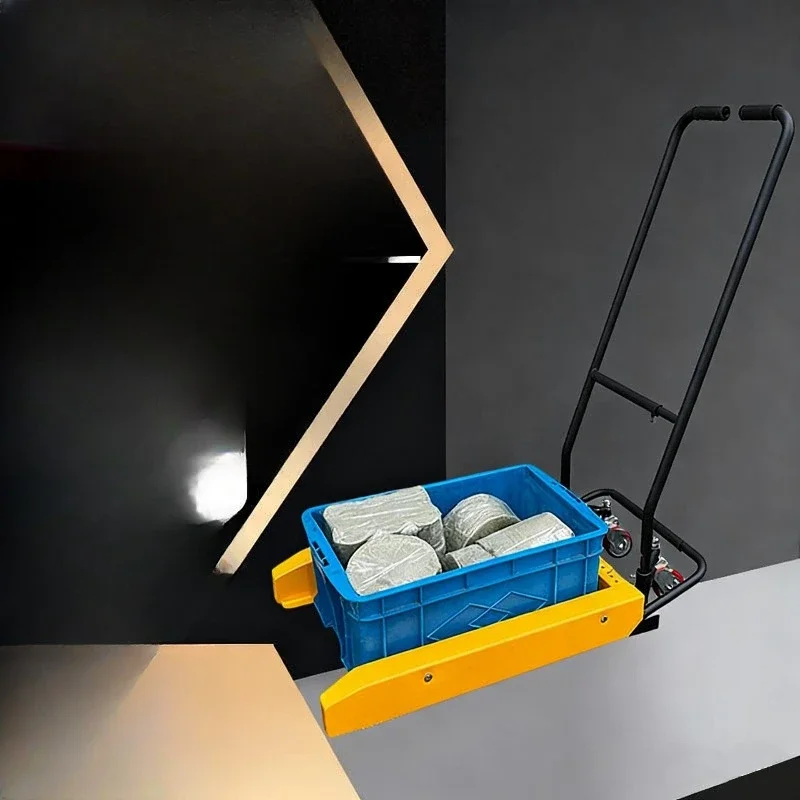 

Moving Truck, Plastic Basket Tool Cart, Pedal Manual Forklift, Handling Tool Cart