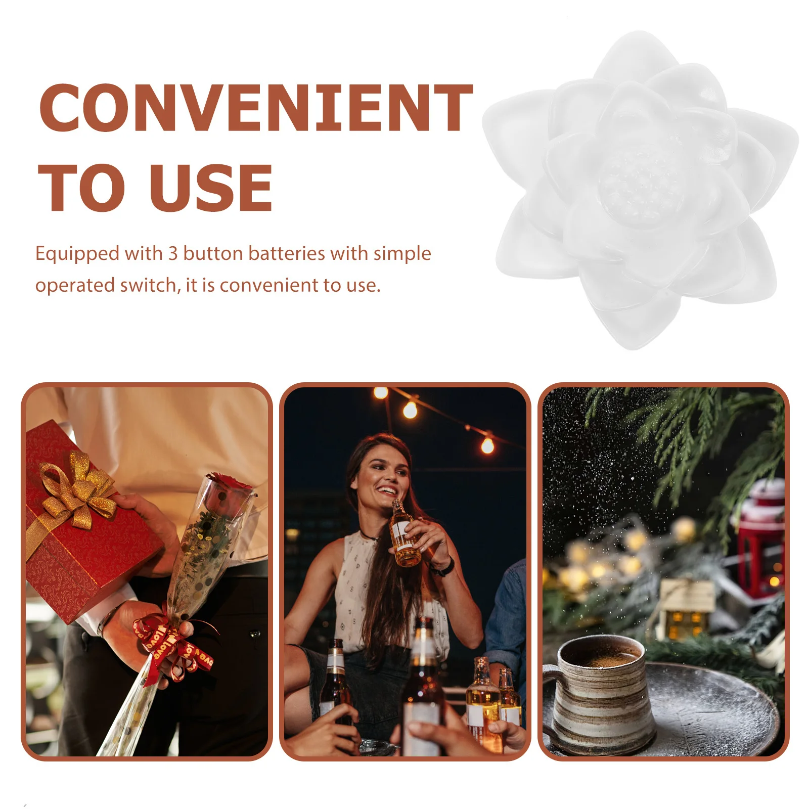 

Lotus Night Light Color Changing Led Floating Flower Lamp For Bedroom Wedding Party Bar Decoration Night Light