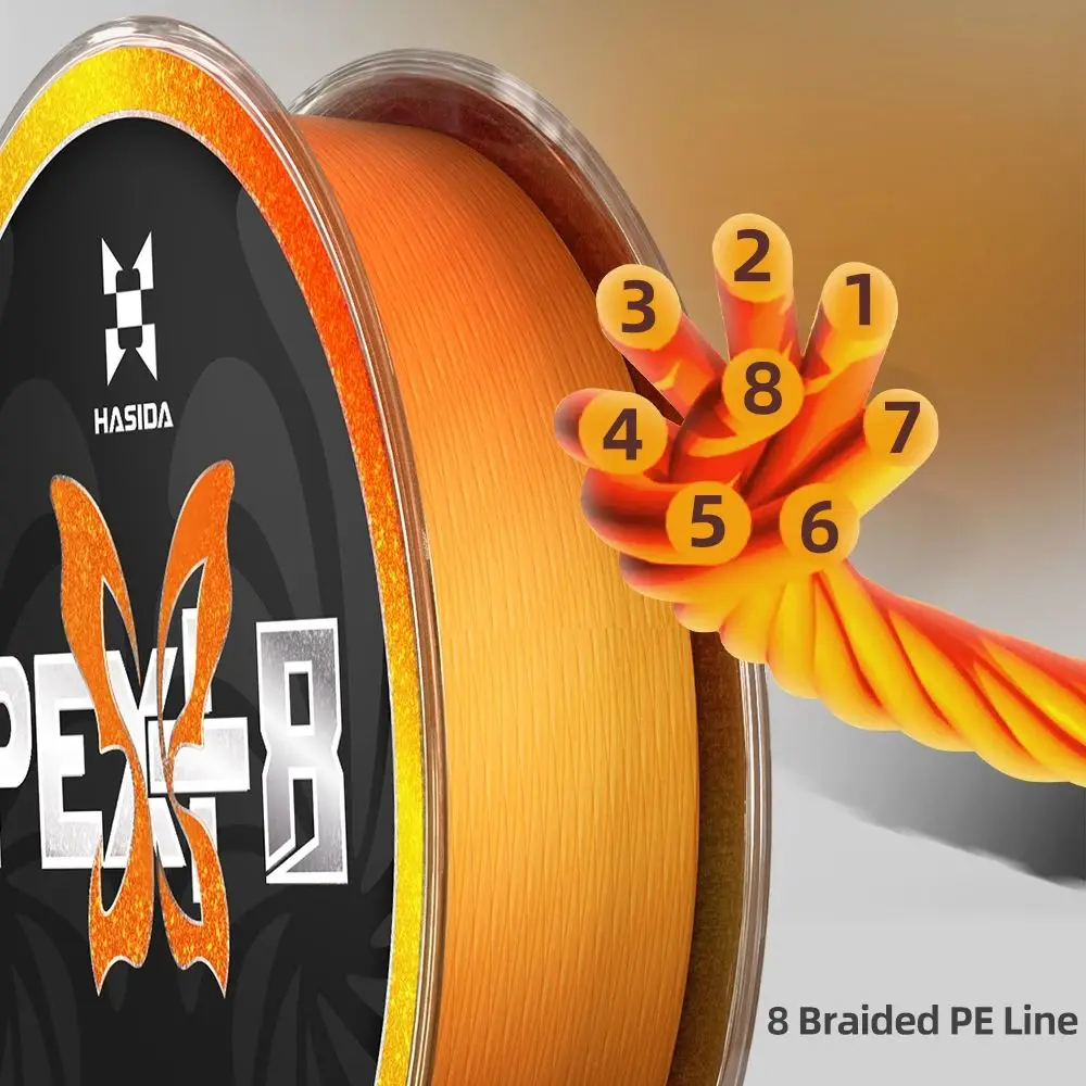 HISTAR Butterfly Trenza de pesca 8 hilos PE PEX+ Eco - imagen 4