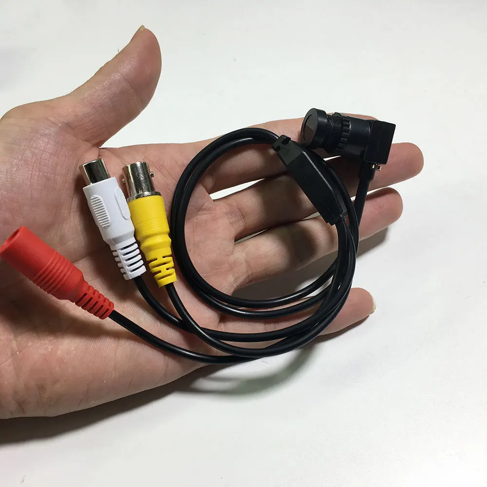 Imagem -01 - Mini Câmera de Vigilância por Satélite Ahd 1080p hd 2mp com Vídeo Bnc e Rca Conector Mic Áudio para Casa Ahd Dvr Sistema mini camera de vigilancia por satelite ahd 1080p hd 2mp com video bnc e rca conector mic audio para casa ahd dvr sistema 01