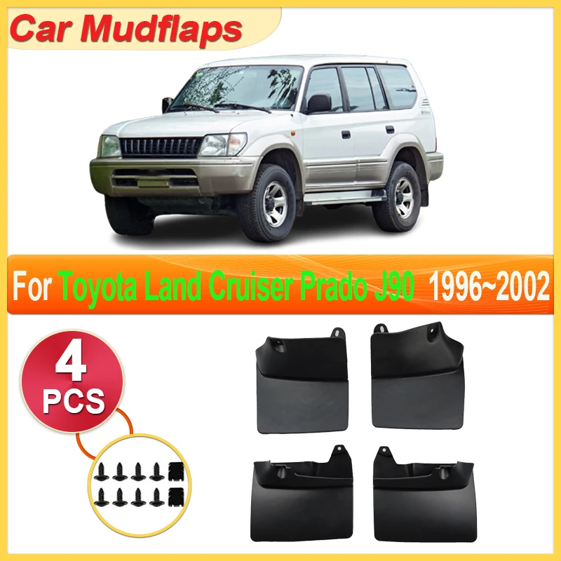 

Car Mudguards Parts For Toyota Land Cruiser Prado J90 LC90 Meru 1996~2002 Mudflaps Fender Flare Cover Guard Auto Mud Accessories