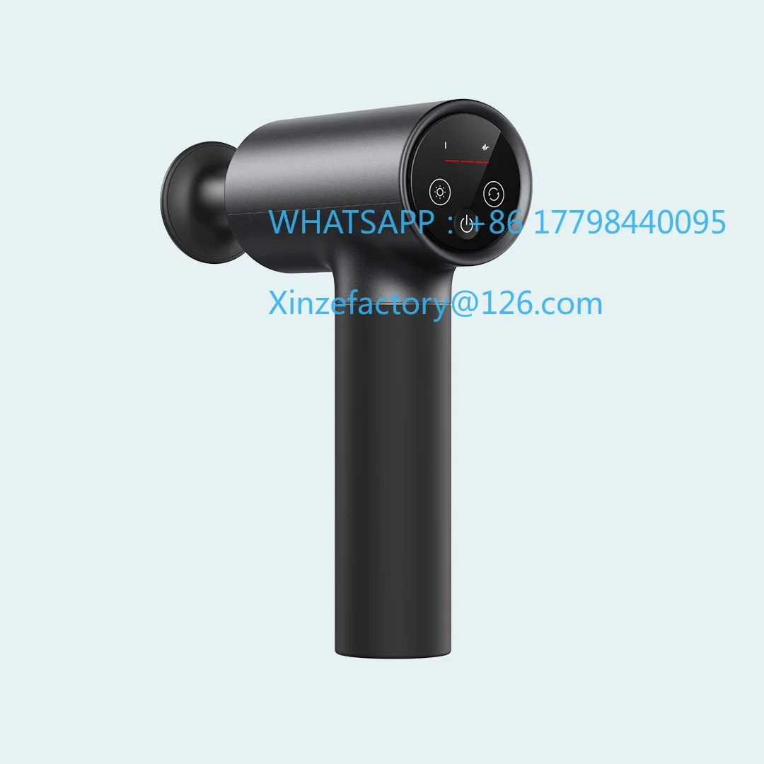 

Black, Sports Muscle Massage Fascia Gun Muscle Machine Neck Gun