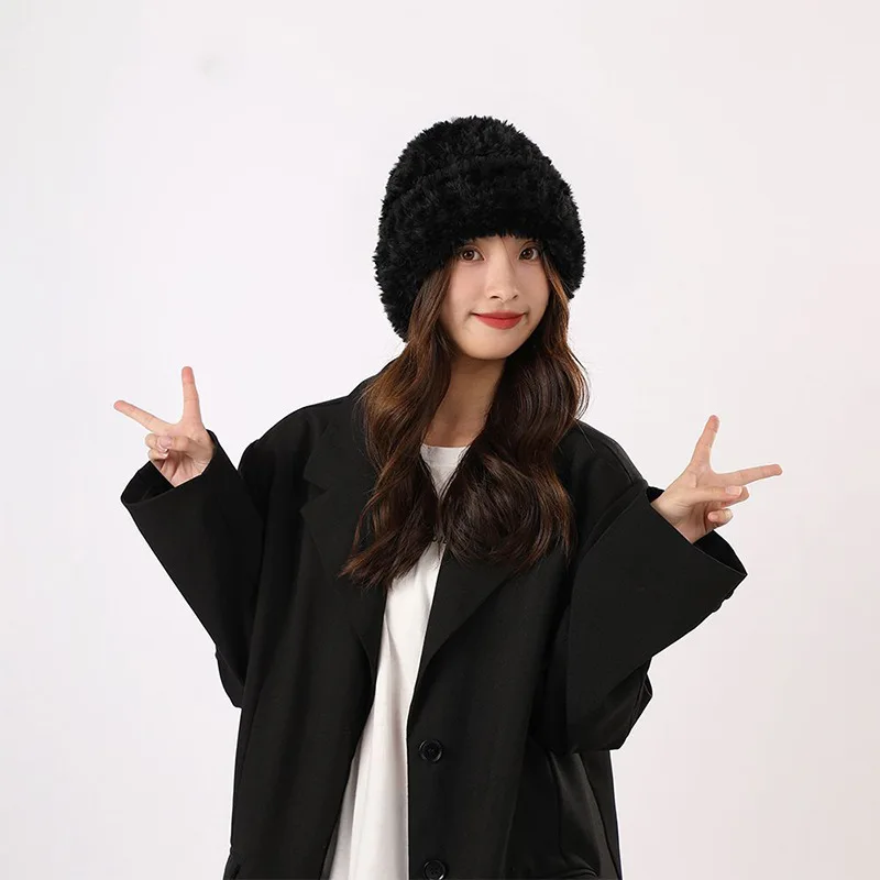 

Модный головной убор, кепка Hugger Toque, чулки, часы, большая вязаная шапка, женская теплая универсальная зима-осень-зима 2M50