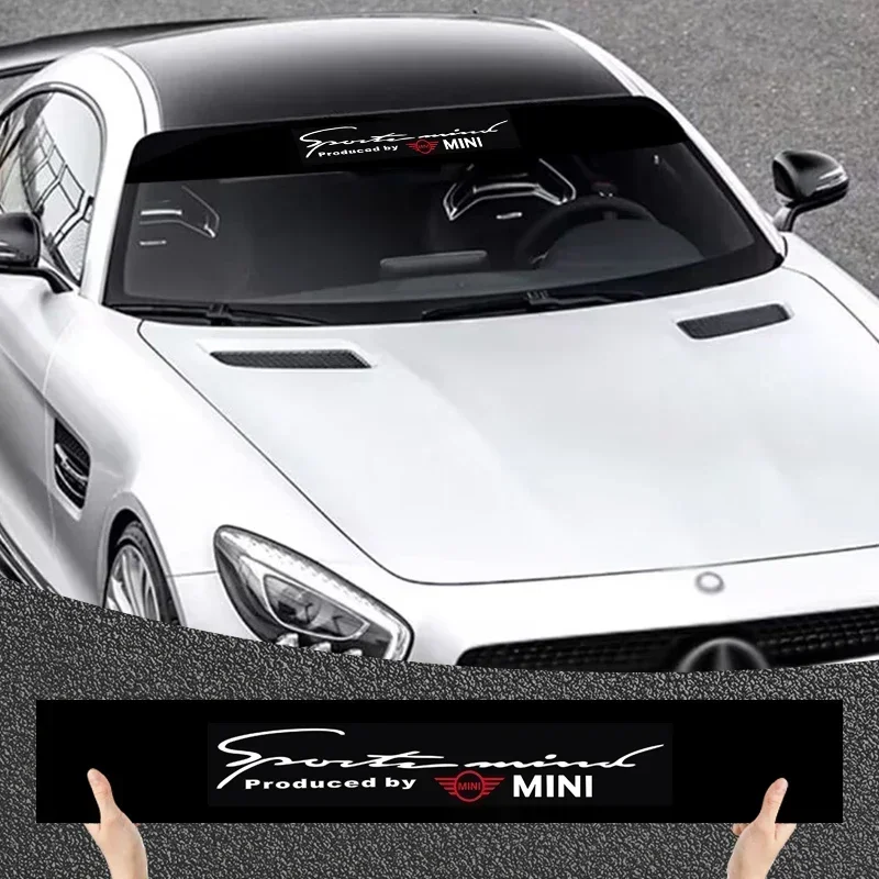 

Car Front Windshield Stickers Auto Decorative Decals for BMW MINI WORKS One Cooper JCW R60 R59 R58 R57 R56 R55 Accessories