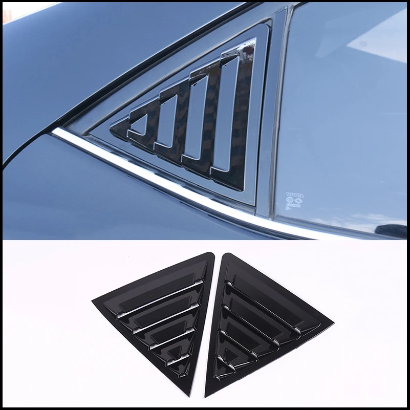 

Car Accessories For Toyota Corolla Sedan 2014~2017 Rear Window Blind Shades Louver Glass Sill Molding Cover Sticker Trim Parts