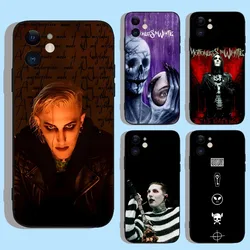 M-Motionless In White Phone Case For Apple iPhone 15,14,13,12,11,XS,XR,X,8,7,Pro,Max,Plus,mini Silicone Black Cover