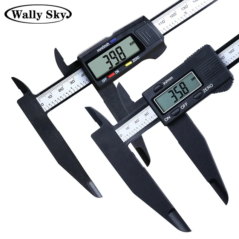 Large Measure Range Digital Caliper Long Measuring Jaw Electronic Vernier Caliper 0-300mm Outer Inner Diameter Step Measurement