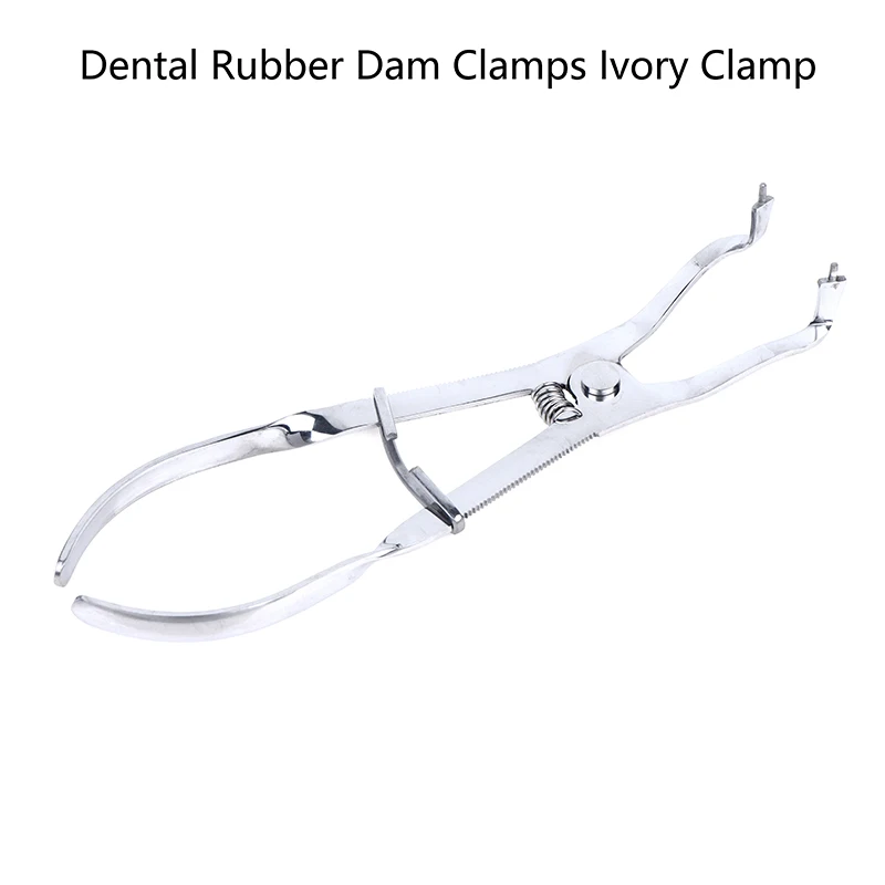 1PCS Dental Rubber Dam Clamps Ivory Clamp Forceps Lightweight Ivory Clamp Stainless Steel Dental Restorative Instruments