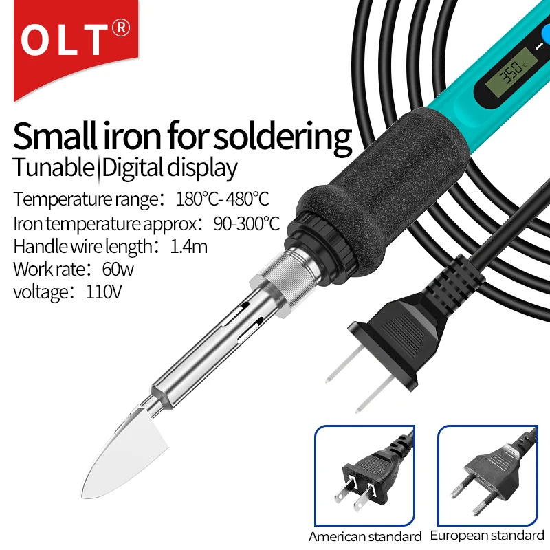 ferro de solda portatil com display digital controle de temperatura temperatura constante couro remocao de enrugamento 01