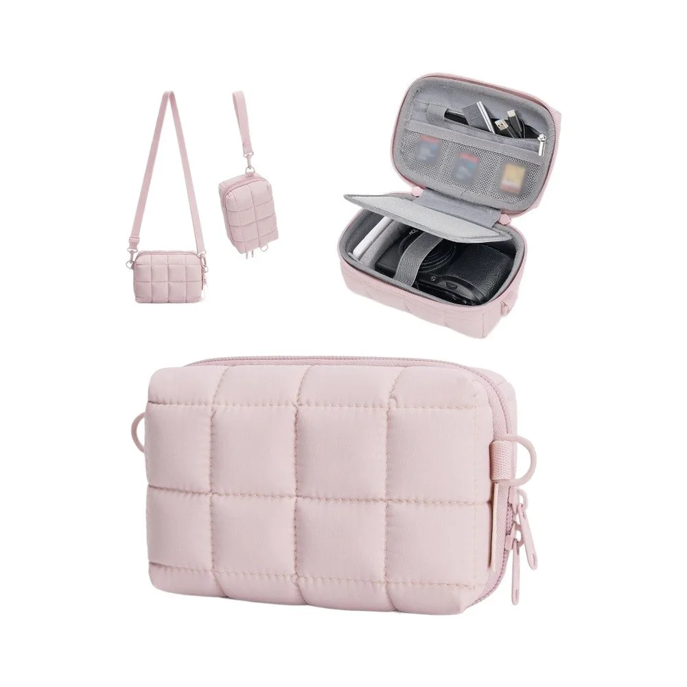 Water Resistant Digital Camera Case for Sony DSC W800 W830 Compact Lightweight Bag 20x14x5cm Black Camel Pink Beige